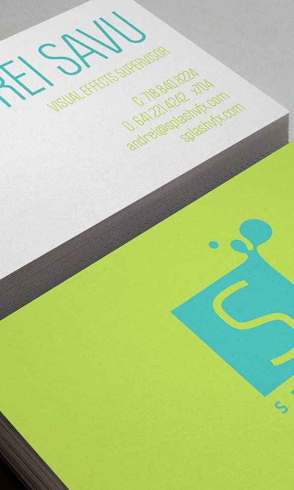 Splash Business Card